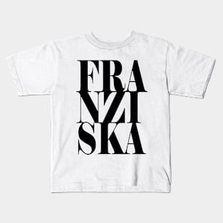 Franziska Girls Name Bold Font Kids T-Shirt